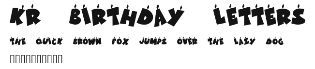 KR Birthday Letters Preview