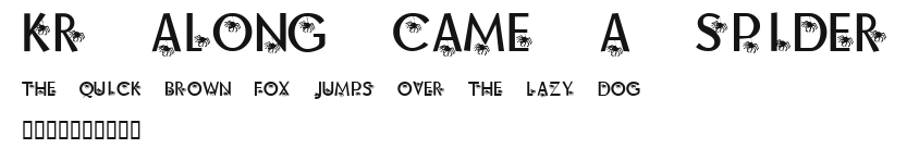 KR Along Came A Spider Preview