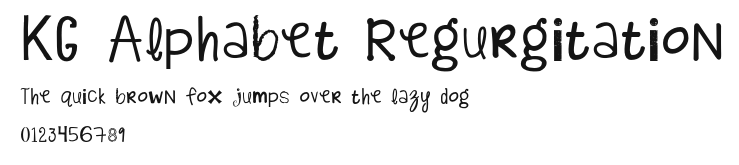 KG Alphabet Regurgitation Preview