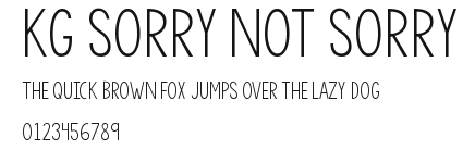 KG Sorry Not Sorry Preview