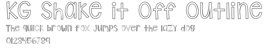 KG Shake it Off Outline Preview