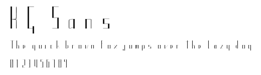 KG Sans Preview