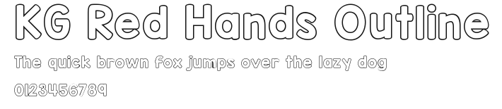 KG Red Hands Outline Preview