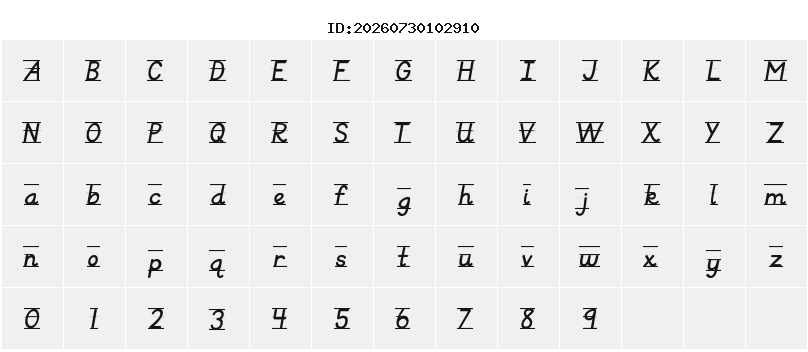 Character Map