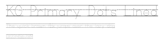KG Primary Dots Lined Preview