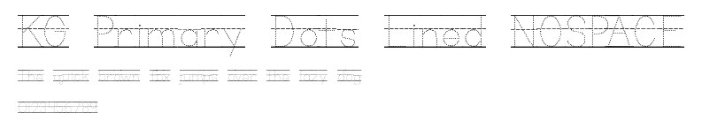 KG Primary Dots Lined NOSPACE Preview