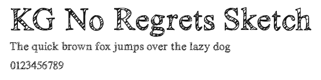 KG No Regrets Sketch Preview