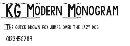 KG Modern Monogram Preview