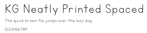 KG Neatly Printed Spaced Preview
