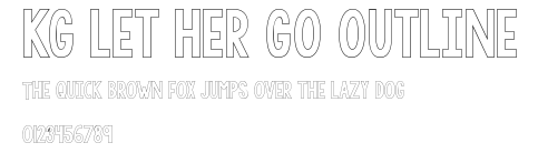KG LET HER GO OUTLINE Preview