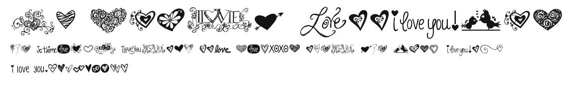 KG Heart Doodles Preview