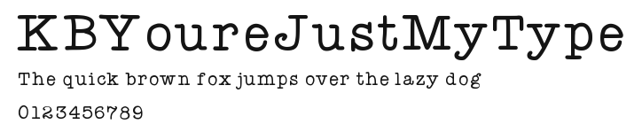 KBYoureJustMyType Preview