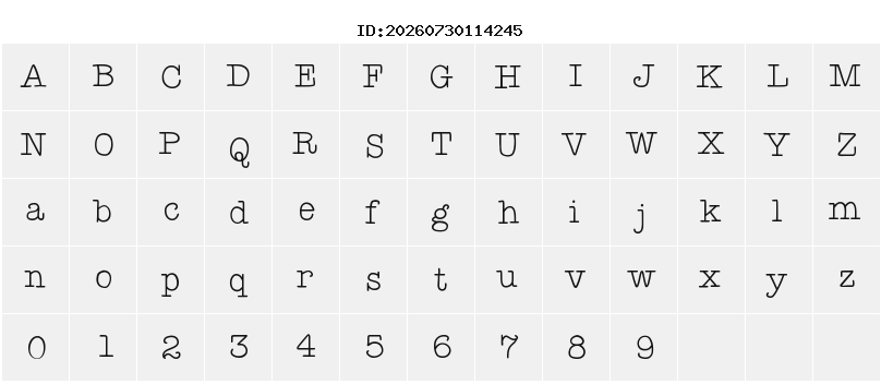 Character Map
