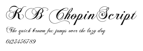 KB ChopinScript Preview