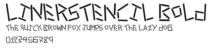 linerstencil bold Preview