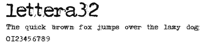 lettera32 Preview