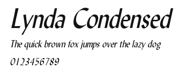 Lynda Condensed Preview