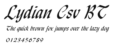Lydian Csv BT Preview