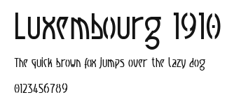 Luxembourg 1910 Preview