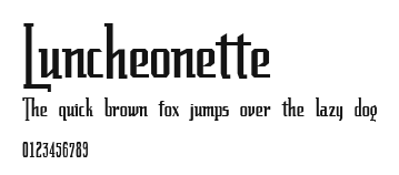 Luncheonette Preview