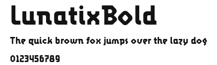 LunatixBold Preview