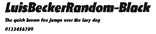 LuisBeckerRandom-Black Preview