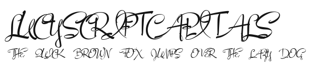 LucyScriptCapitals Preview