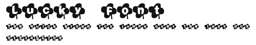 Lucky Font Preview