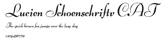 Lucien Schoenschriftv CAT Preview