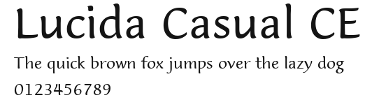 Lucida Casual CE Preview