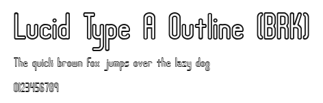 Lucid Type A Outline (BRK) Preview