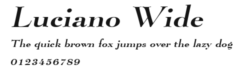 Luciano Wide Preview
