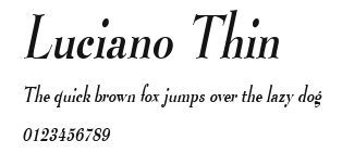 Luciano Thin Preview