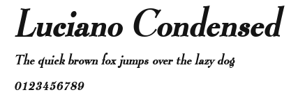 Luciano Condensed Preview