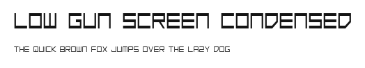 Low Gun Screen Condensed Preview