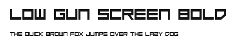 Low Gun Screen Bold Preview