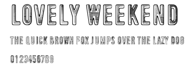 Lovely Weekend Preview