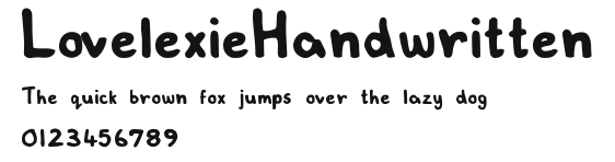 LovelexieHandwritten Preview