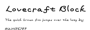 Lovecraft Block Preview