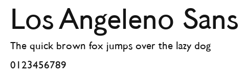 Los Angeleno Sans Preview