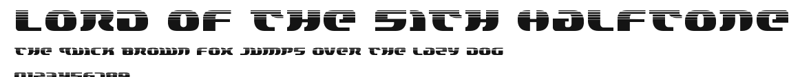 Lord of the Sith Halftone Preview