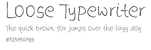 Loose Typewriter Preview