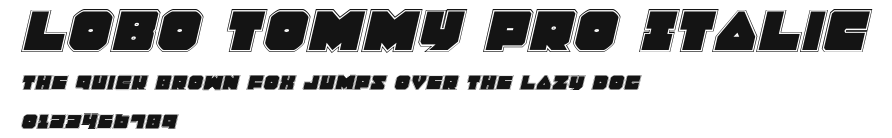 Lobo Tommy Pro Italic Preview
