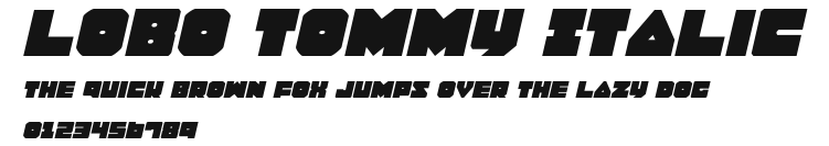 Lobo Tommy Italic Preview