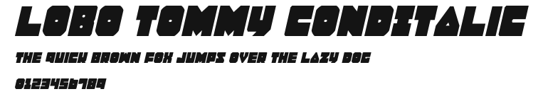 Lobo Tommy CondItalic Preview