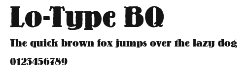 Lo-Type BQ Preview