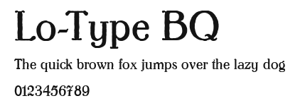 Lo-Type BQ Preview