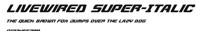 Livewired Super-Italic Preview