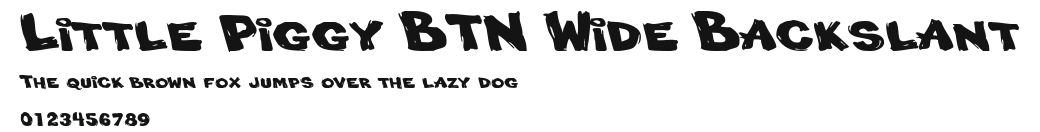 Little Piggy BTN Wide Backslant Preview