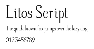 Litos Script Preview